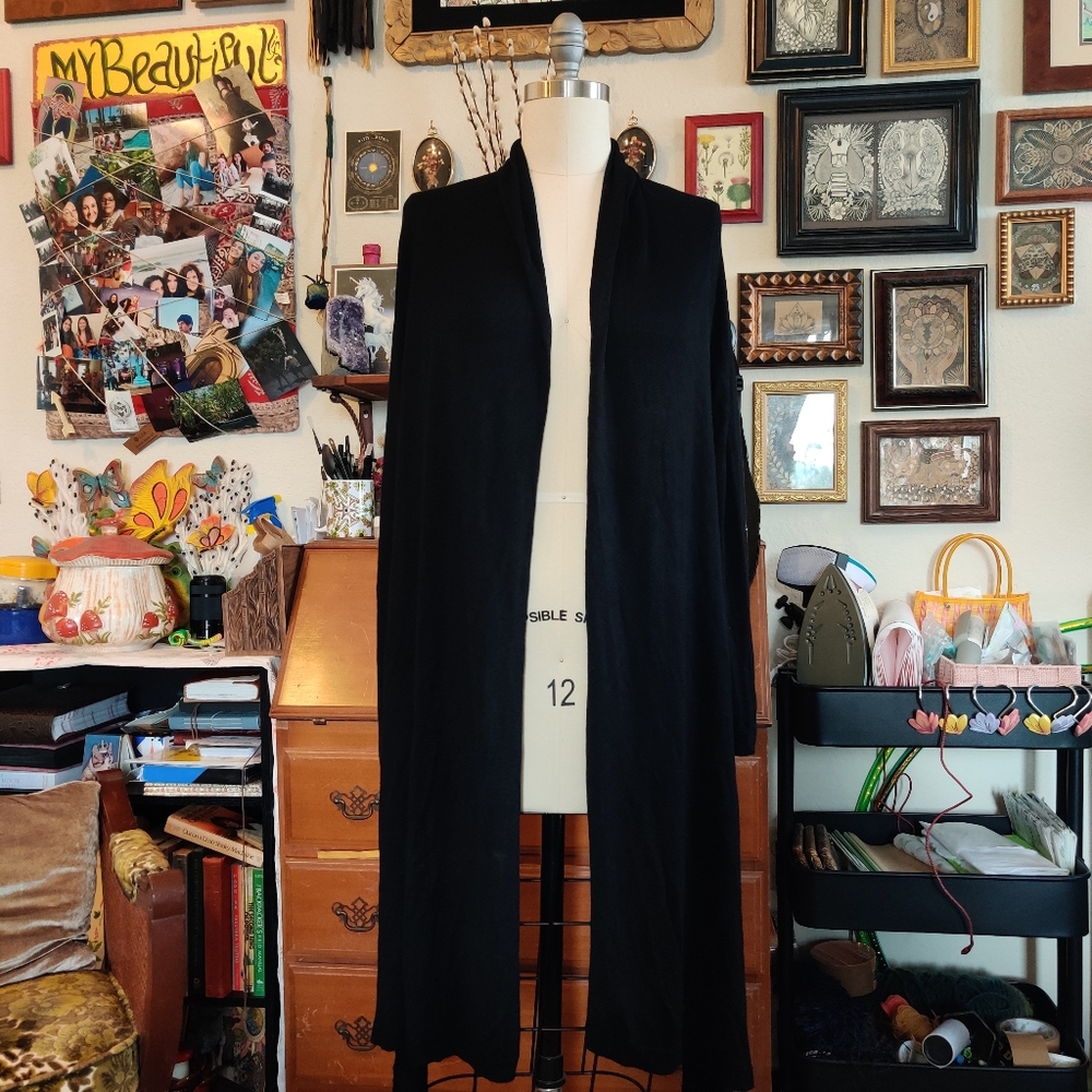 Black Cardigan By Renee C.
